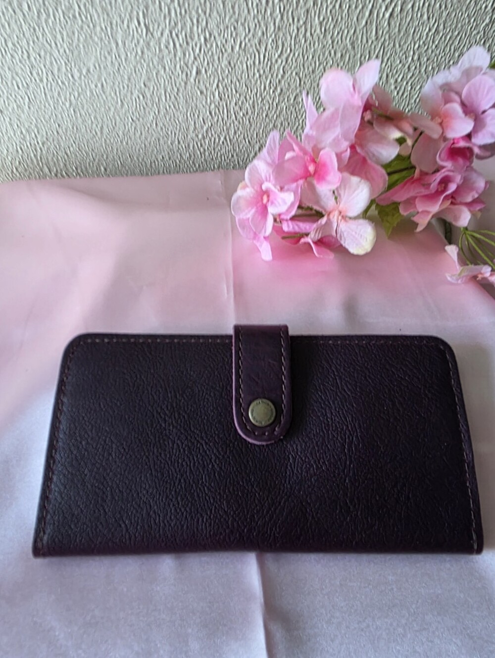Portland  Leather Plum Bifold Wallet